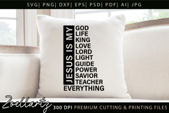 Jesus Faith Christian Quote SVG Cut Files Bible Cross SVG Product Image 4