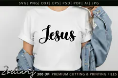 JESUS SVG Christian Quote SVG Faith Cross Hope Bible Verse Product Image 3