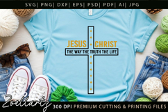 Jesus SVG Christian Quote SVG Jesus Faith T-shirt Mug Design Product Image 4