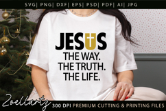 Jesus SVG Christian Quote SVG Jesus Faith T-shirt Mug Design Product Image 2