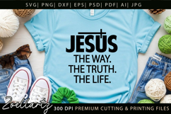 Jesus The Way The Truth The Life SVG Christian T-shirt Mug Product Image 3