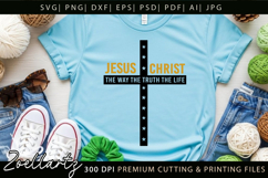 Jesus SVG Christian Quote SVG Jesus Faith T-shirt Mug Design Product Image 5