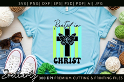 Rooted In Christ SVG Jesus Faith Christian Tshirt Mug Design Product Image 7