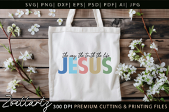 Jesus SVG Christian Quote SVG Jesus Faith T-shirt Mug Design Product Image 3