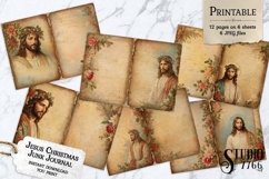 Jesus Christmas Junk Journal Pages Product Image 1