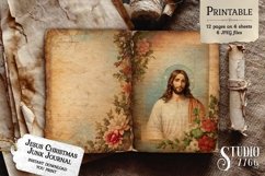 Jesus Christmas Junk Journal Pages Product Image 3