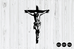 Jesus Crucifix SVG, Jesus Christ SVG, Religious SVG Product Image 1