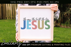 Jesus SVG Christian Quote SVG Jesus Faith T-shirt Mug Design Product Image 4