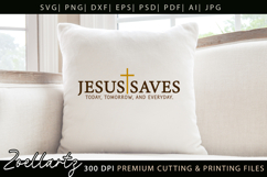 Jesus Faith SVG for Cricut Christian T-shirt Mug Design Product Image 3