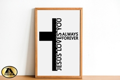 Jesus SVG Bundle Christian Quotes SVG God Faith Cross Bible Product Image 9