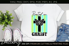 Rooted In Christ SVG Jesus Faith Christian Tshirt Mug Design Product Image 8