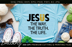 Jesus SVG Christian Quote SVG Jesus Faith T-shirt Mug Design Product Image 7