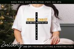 Jesus SVG Christian Quote SVG Jesus Faith T-shirt Mug Design Product Image 6
