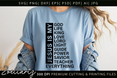 Jesus Faith Christian Quote SVG Cut Files Bible Cross SVG Product Image 1