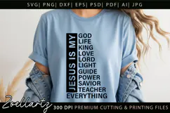 Jesus Faith Christian Quote SVG Cut Files Bible Cross SVG Product Image 1