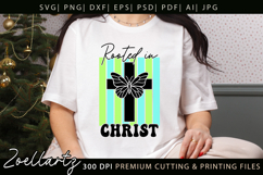 Rooted In Christ SVG Jesus Faith Christian Tshirt Mug Design Product Image 2