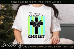 Rooted In Christ SVG Jesus Faith Christian Tshirt Mug Design Product Image 2