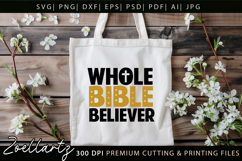 Bible Believer SVG Jesus Faith Christian T-shirt Mug Design Product Image 5