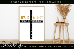 Jesus SVG Christian Quote SVG Jesus Faith T-shirt Mug Design Product Image 4