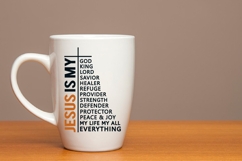 Jesus SVG Bundle Christian Quotes SVG God Faith Cross Bible Product Image 13