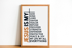 Jesus SVG Bundle Christian Quotes SVG God Faith Cross Bible Product Image 14