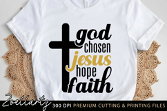Jesus Faith SVG Cut Files Christian Quote SVG God Hope Sign Product Image 2