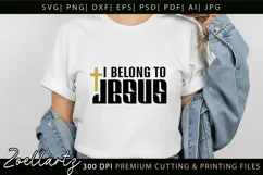 JESUS SVG Christian Quote SVG Faith Cross Hope Bible Verse Product Image 1