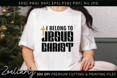JESUS SVG Christian Quote SVG Faith Cross Hope Bible Verse Product Image 2