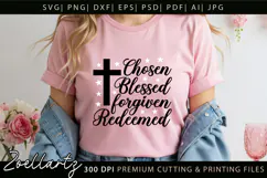 Jesus Faith Christian Quote SVG Cut Files Bible Cross SVG Product Image 3