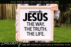 Jesus The Way The Truth The Life SVG Christian T-shirt Mug Product Image 4