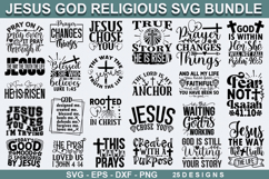 Jesus God Religious SVG Bundle - Jesus SVG Bundle Product Image 1