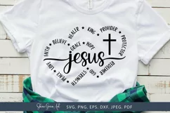 Jesus heart design shirt preview