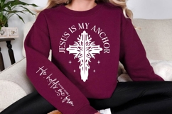 Jesus Is My Anchor SVG Design Product Image 2