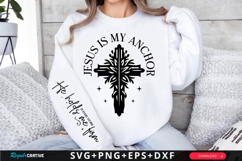 Jesus Is My Anchor SVG Design Product Image 1