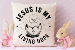 Jesus Is My Living Hope SVG Design Product Image 4