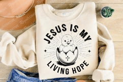 Jesus Is My Living Hope SVG Design Product Image 2