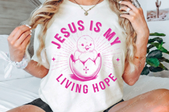 Jesus Is My Living Hope SVG Design Product Image 3