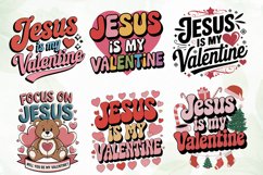Jesus Is My Valentine SVG PNG Product Image 4