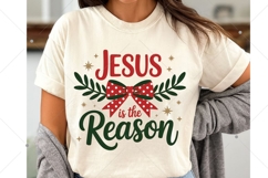 Jesus is the reason PNG, Christmas Season Png, Christmas Product Image 5