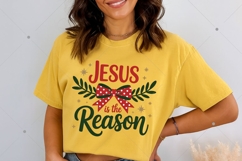 Jesus is the reason PNG, Christmas Season Png, Christmas Product Image 6
