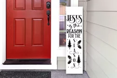 Jesus is the reason for the season Porch Sign SVG Product Image 3