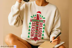 Jesus is the Reason for the Season SVG Christian Christmas Product Image 3