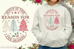 Christmas Christian SVG PNG T-shirt Design Product Image 1
