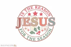 Christmas Christian SVG PNG T-shirt Design Product Image 2