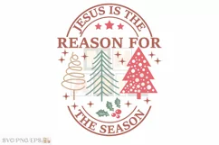 Christmas Christian SVG PNG T-shirt Design Product Image 2