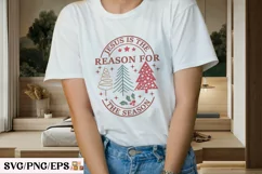 Christmas Christian SVG PNG T-shirt Design Product Image 3