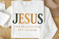 Jesus Is The Reason For The Season PNG,Coquette Jesus Product Image 6
