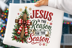 Jesus Is The Reason For The Season PNG Product Image 3