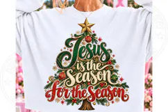 Jesus Is the Reason for the Season PNG | Vintage Christian Product Image 2