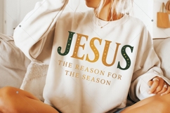 Jesus Is The Reason For The Season PNG,Coquette Jesus Product Image 9